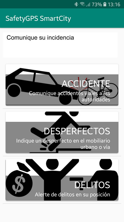 Estado de la ciudad image smartcity_send_alerts Estado de la ciudad